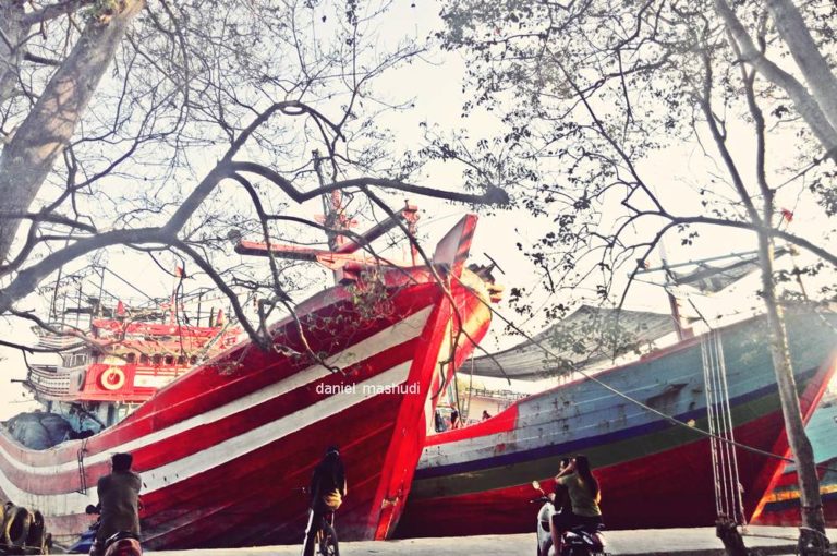 Perahu di Sungai Juwana