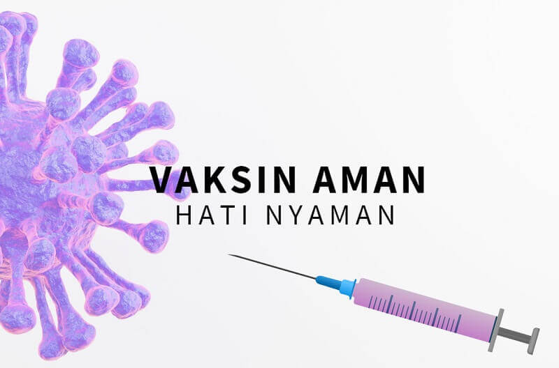 no hoax: vaksin aman hati nyaman